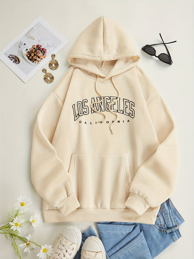 UrbanVibe™ – Trendiger Damen Hoodie mit Los Angeles Print