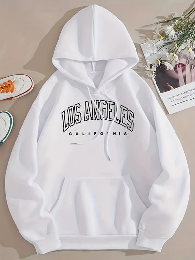 UrbanVibe™ – Trendiger Damen Hoodie mit Los Angeles Print