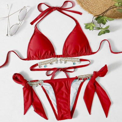 Bianca - Funkelnder Diamant Bikini für Damen