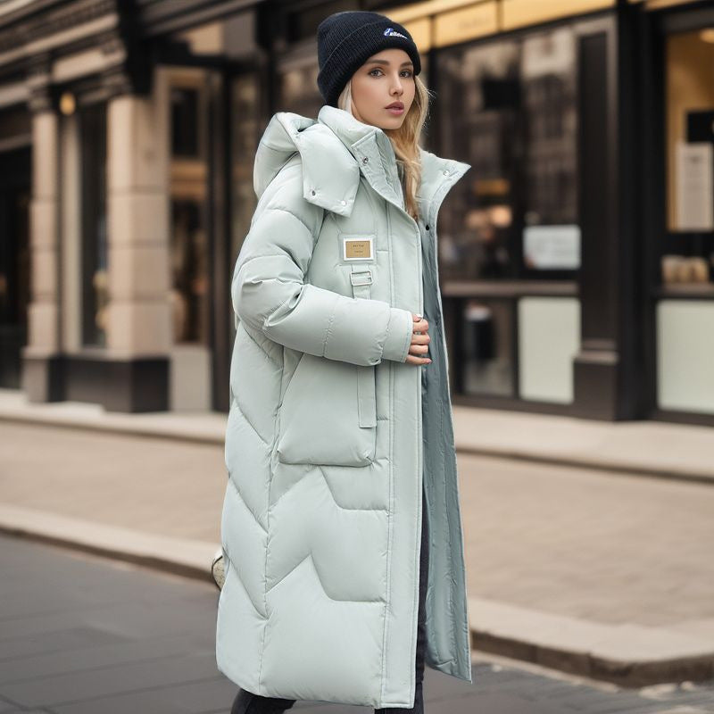 Damen Wintermantel mit abnehmbarer Kapuze - Warm & Wasserdicht
