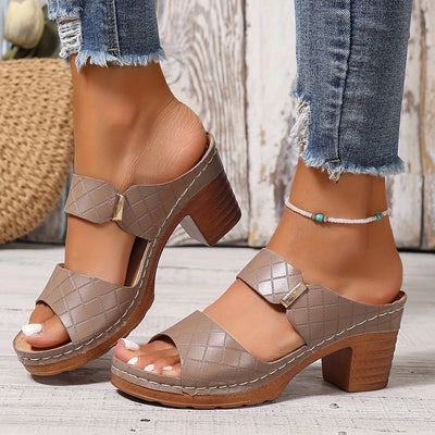 Velonza™ – Damen Plateau Sandalen mit Stabiler Ferse & Optimalem Komfort