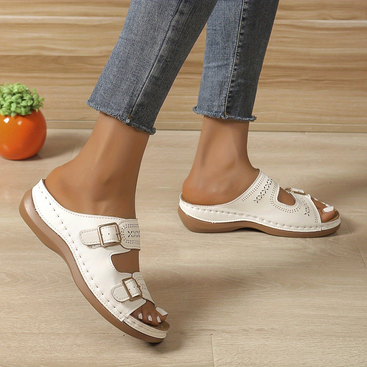 Veloya™ – Damen Atmungsaktive Sandalen mit Verstellbarem Riemen