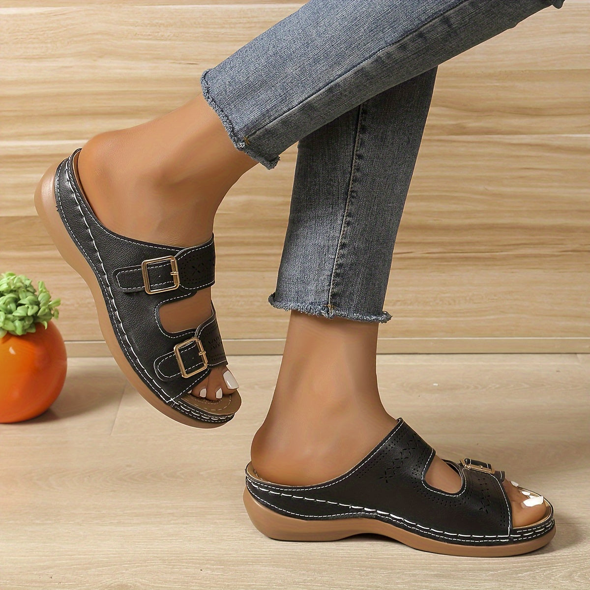 Veloya™ – Damen Atmungsaktive Sandalen mit Verstellbarem Riemen