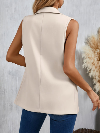 Vestara™ – Elegante ärmellose Damen Weste mit stilvollem Revers