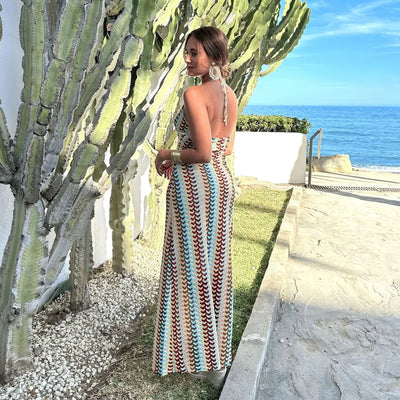 Coloria™ – Elegantes Farbiges Sommerkleid für Jeden Anlass