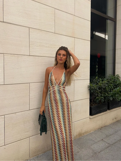 Coloria™ – Elegantes Farbiges Sommerkleid für Jeden Anlass