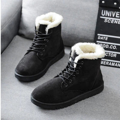 Warme Winter Knöchel Stiefel Mit Fell Für Damen | Perfekt für Outdoor-Aktivitäten
