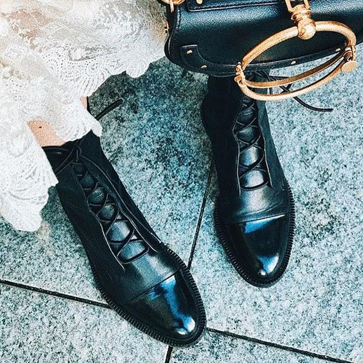 Damen Premium Komfort Stiefel mit Memory-Schaumpolsterung