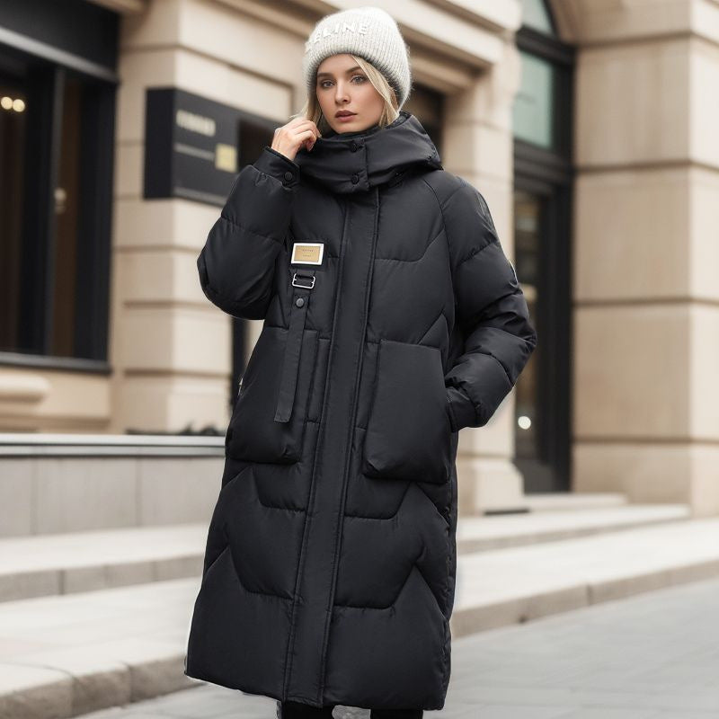Damen Wintermantel mit abnehmbarer Kapuze - Warm & Wasserdicht