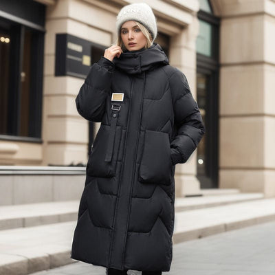 Damen Wintermantel mit abnehmbarer Kapuze - Warm & Wasserdicht