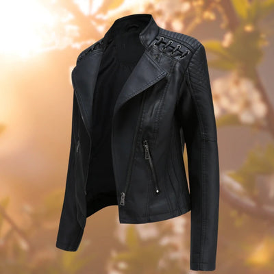 Elegante & Zeitlose Damenlederjacke - Must-Have für Modebewusste