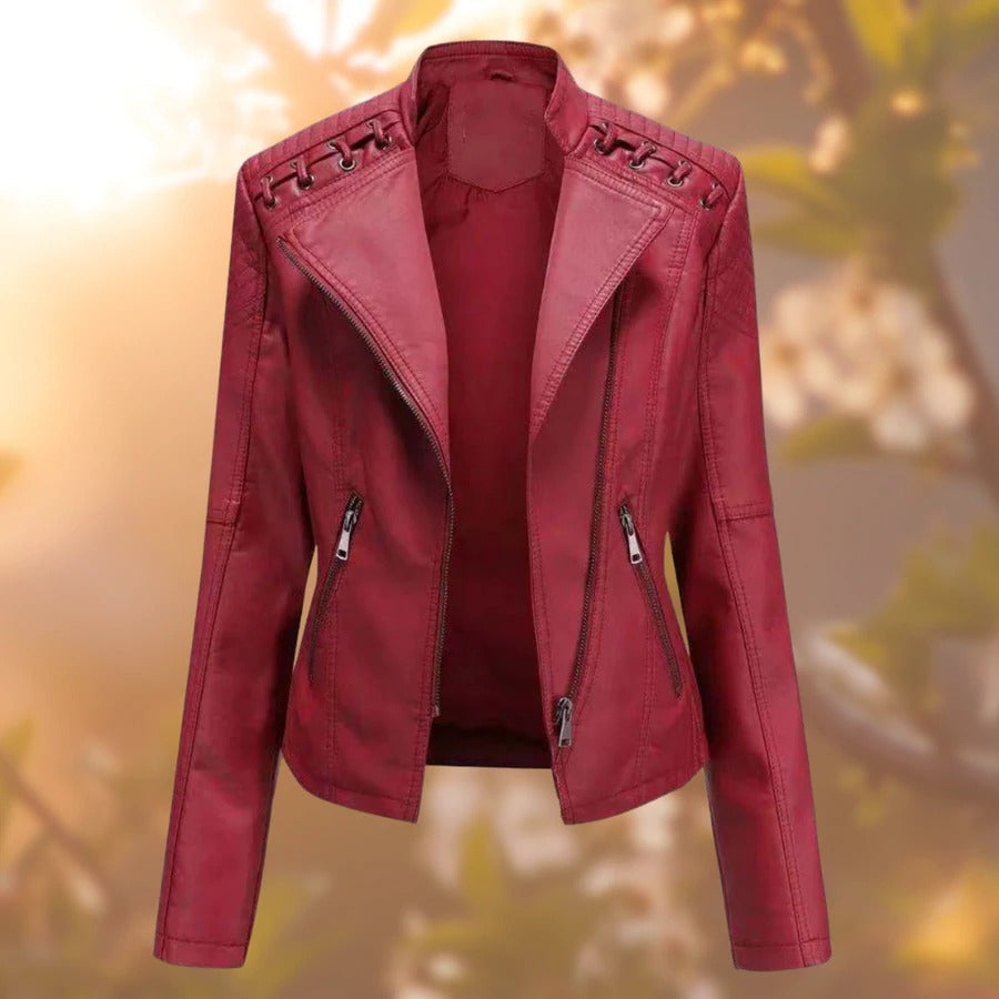 Elegante & Zeitlose Damenlederjacke - Must-Have für Modebewusste