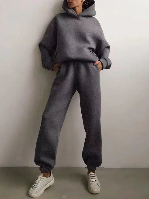 Lässiger Vintage-Oversize-Trainings- & Jogginganzug für Damen | Bequemes Streetwear