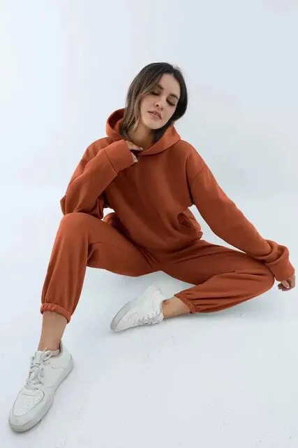 Lässiger Vintage-Oversize-Trainings- & Jogginganzug für Damen | Bequemes Streetwear