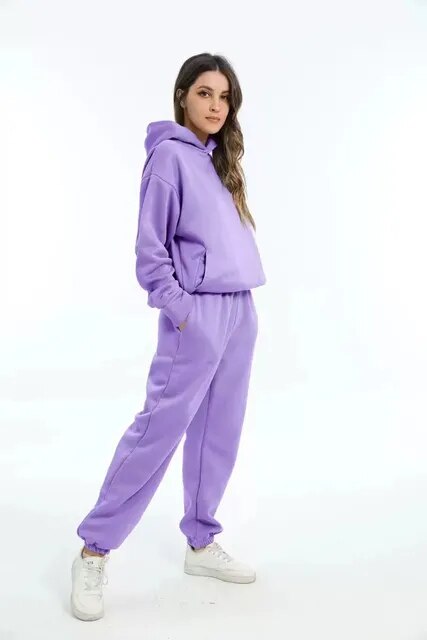 Lässiger Vintage-Oversize-Trainings- & Jogginganzug für Damen | Bequemes Streetwear