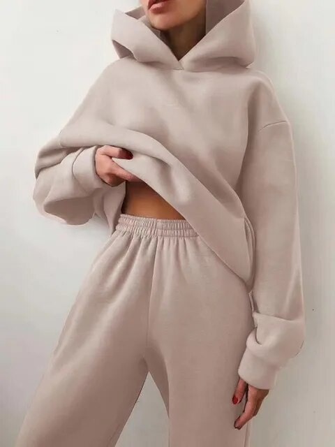 Lässiger Vintage-Oversize-Trainings- & Jogginganzug für Damen | Bequemes Streetwear