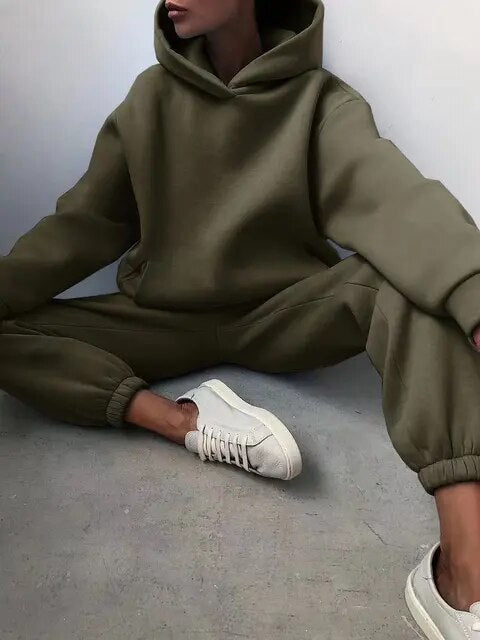 Lässiger Vintage-Oversize-Trainings- & Jogginganzug für Damen | Bequemes Streetwear
