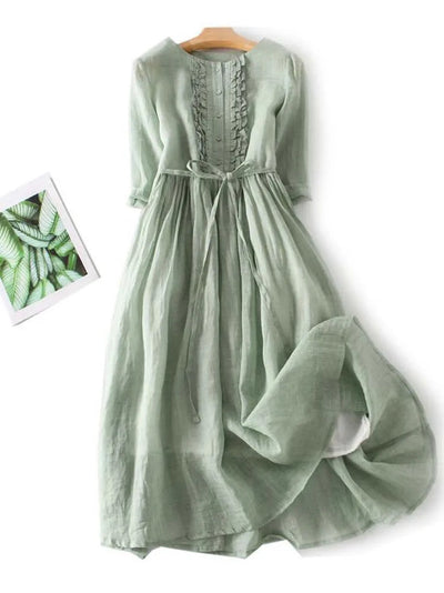 Navrel –  ELEGANTES SOMMERKLEID: MÜHELOS CHIC