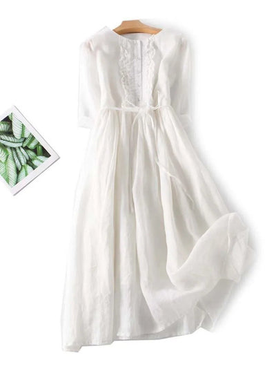 Navrel –  ELEGANTES SOMMERKLEID: MÜHELOS CHIC