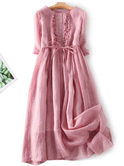 Navrel –  ELEGANTES SOMMERKLEID: MÜHELOS CHIC