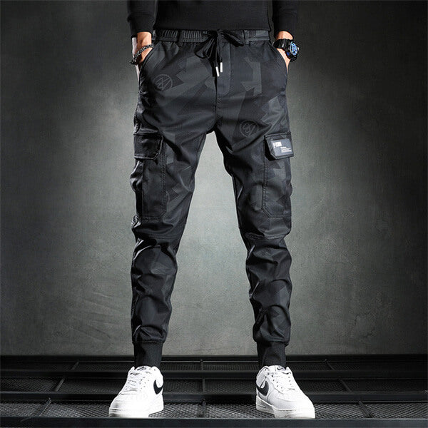 Herren Slim-Fit Chino Hose in Schwarz