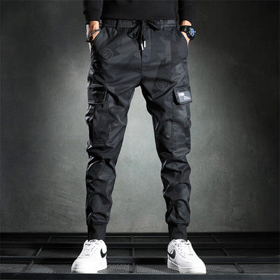 Herren Slim-Fit Chino Hose in Schwarz