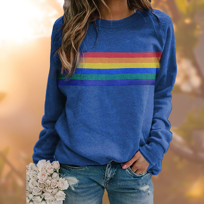 Warmer Damen-Pullover mit Rundhalsausschnitt