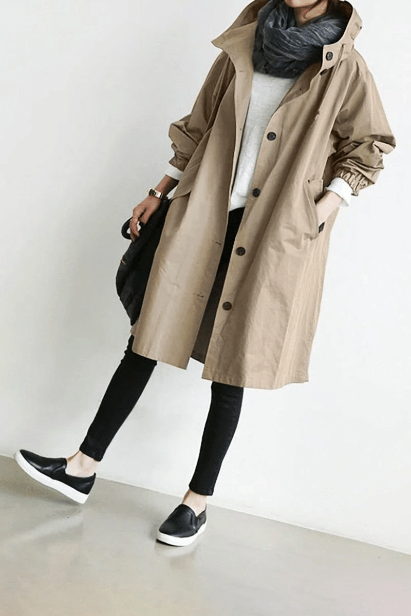 Damen Wasserdichte Funktions-Windjacke mit Kapuze