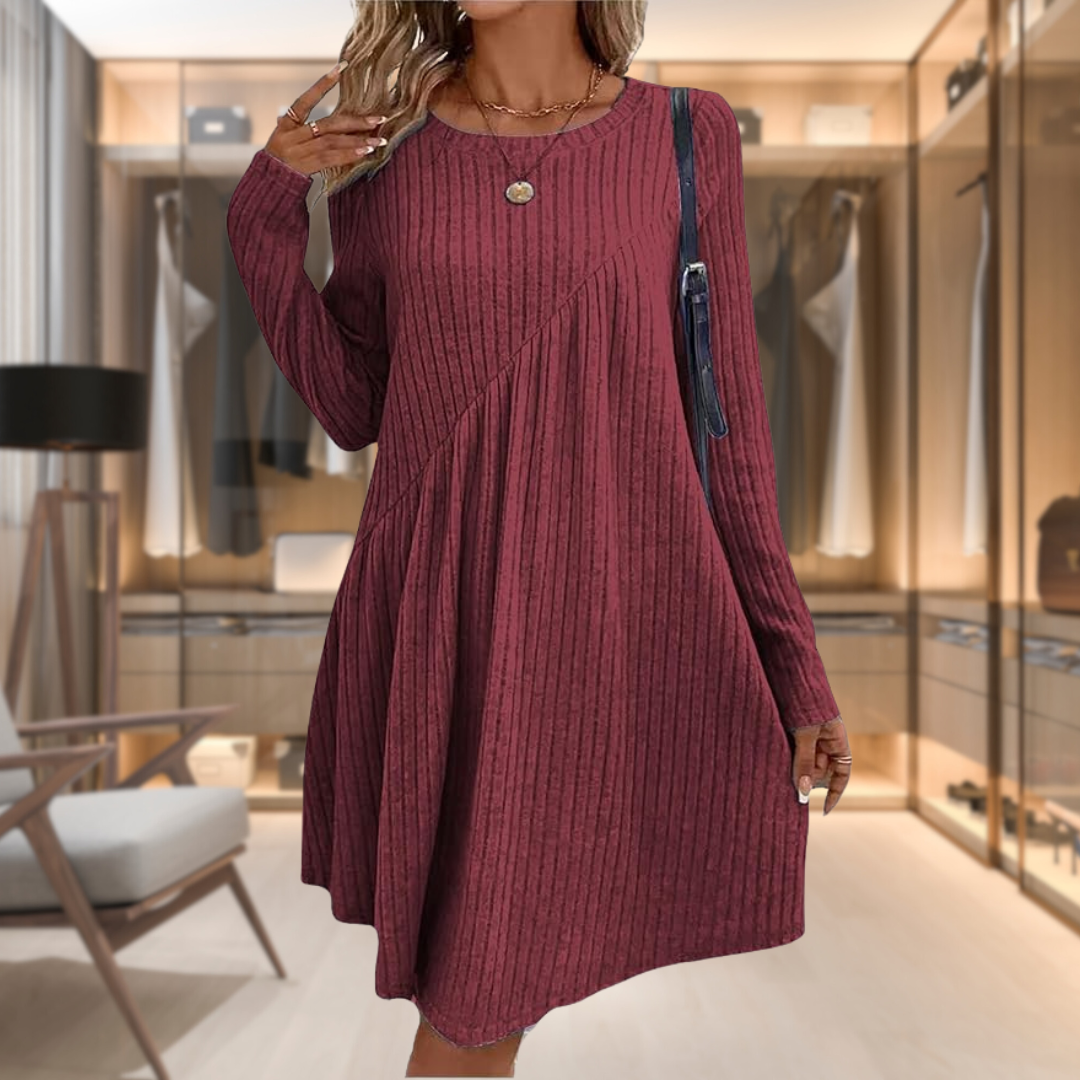 Damen Weich und Komfortabel - Elegantes Alltagskleid