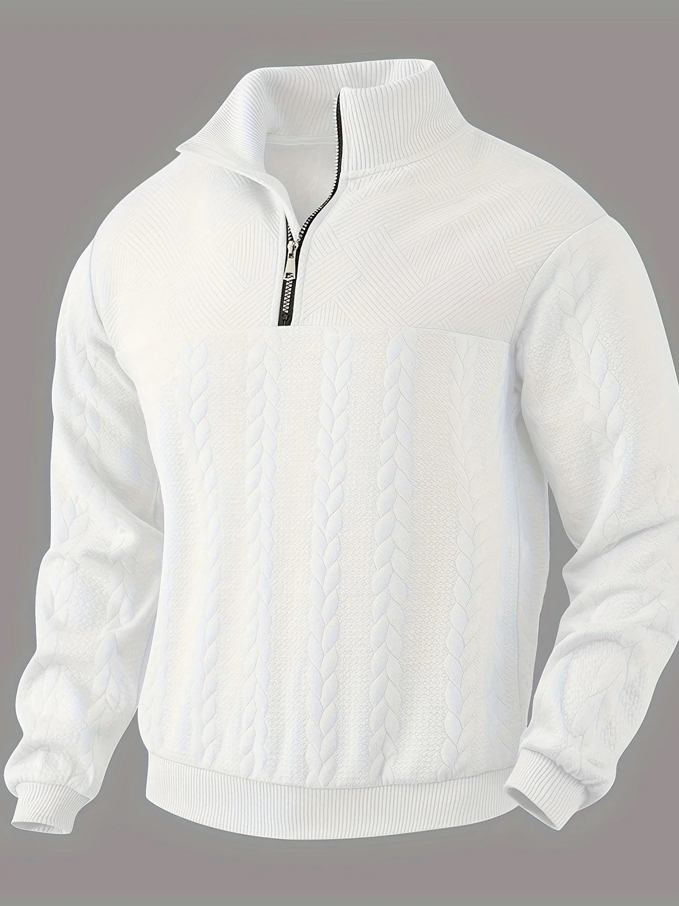 Warmer Herren-Strickpullover aus Wolle für den Winter
