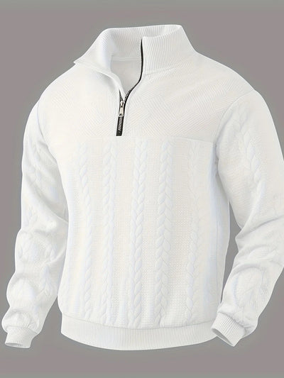Warmer Herren-Strickpullover aus Wolle für den Winter