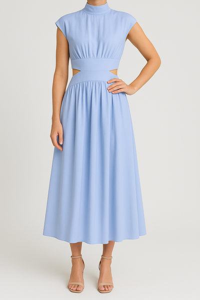 Yveline – Sommerkleid mit offen gearbeitetem Rücken und elegantem Schnitt