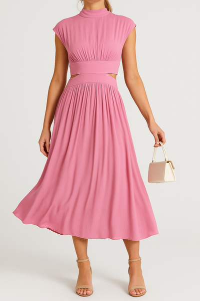 Yveline – Sommerkleid mit offen gearbeitetem Rücken und elegantem Schnitt