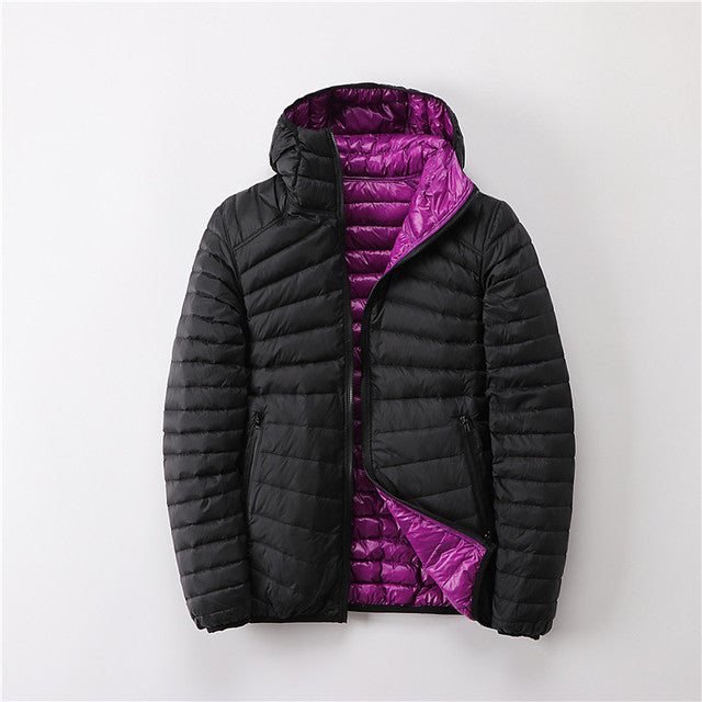 Warme lässige gepolsterte wasserdichte Regenjacke mit Kapuze für Damen | Perfekt für Herbst/Winter