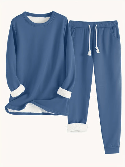 Wärmender Damen-Freizeitanzug für Herbst und Winter: Thermoaktiv und bequem