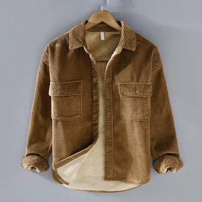 Warme Herren-Cordjacke für den Winter