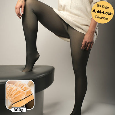 Warme Damen Thermo-Strumpfhose mit Fleece-Futter für Winter & Herbst