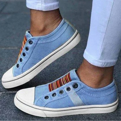 Damen Slip-On Sneaker Casual Leder