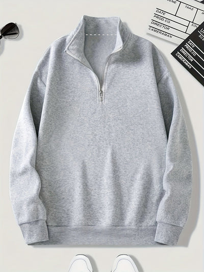 ZipVista™ – Herren Sweatshirt mit komfortablem Viertelreißverschluss