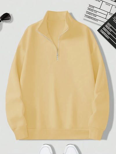 ZipVista™ – Herren Sweatshirt mit komfortablem Viertelreißverschluss
