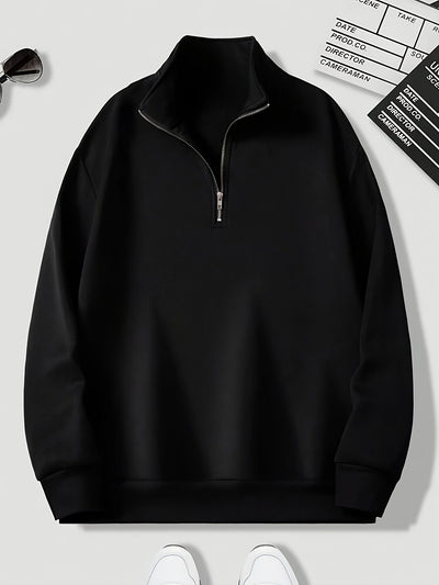 ZipVista™ – Herren Sweatshirt mit komfortablem Viertelreißverschluss