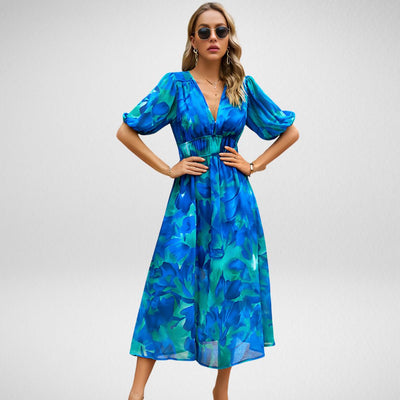 Zulema® | Bezauberndes Kleid mit V-Ausschnitt