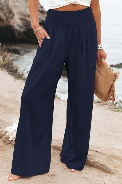 Quinley - Leinenhose mit Stretch