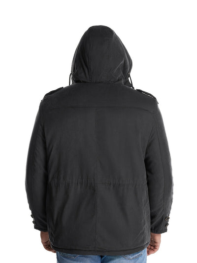 Warme Baumwoll-Cargo Mit Taschen Winterjacke Für Herren | Perfekt für Outdoor-Aktivitäten
