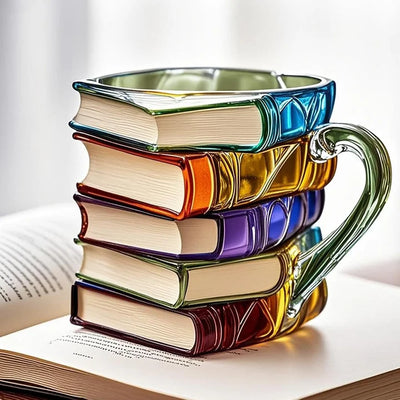 MugArt - Tasse mit Buchdekoration