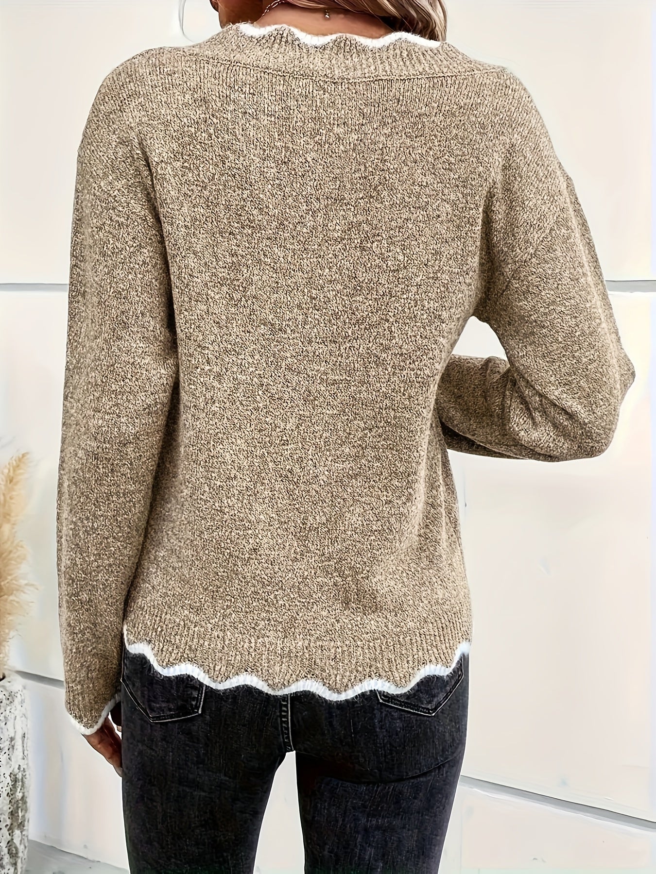 Coleen – Langärmeliger Strickpullover