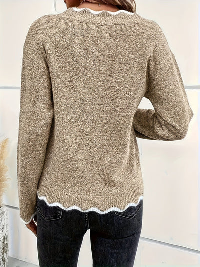 Coleen – Langärmeliger Strickpullover