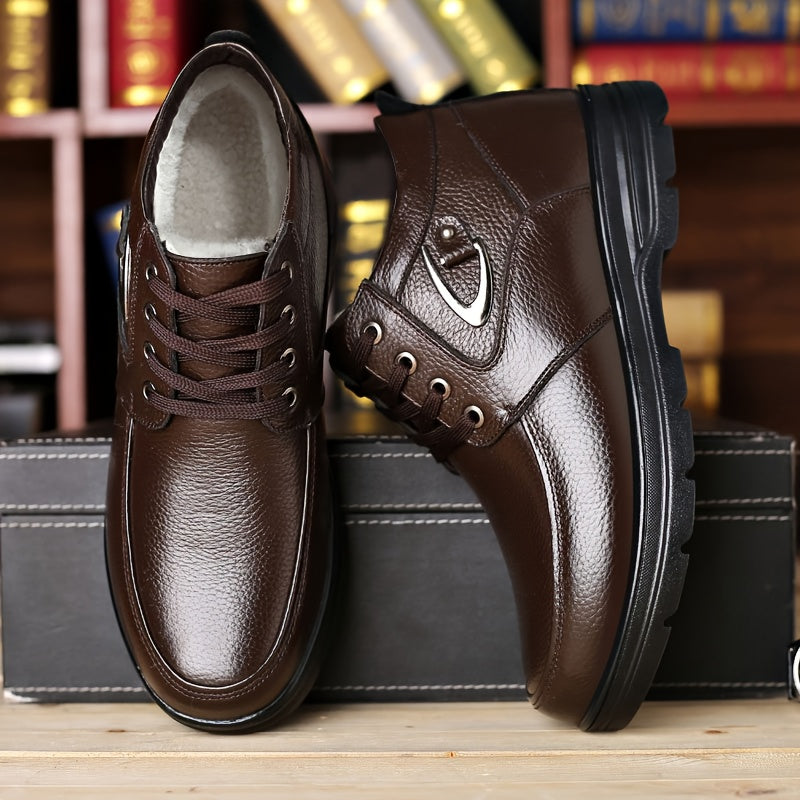 Winterschuhe Herren | Schnürschuhe mit gepolstertem Inneren