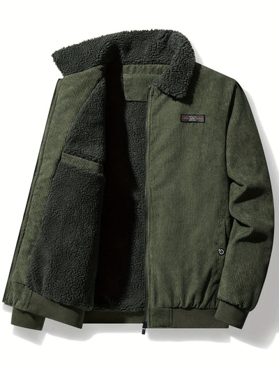 Warme Dikke Revers Kragen Winter Jacke Für Herren | Perfekt für Outdoor-Aktivitäten