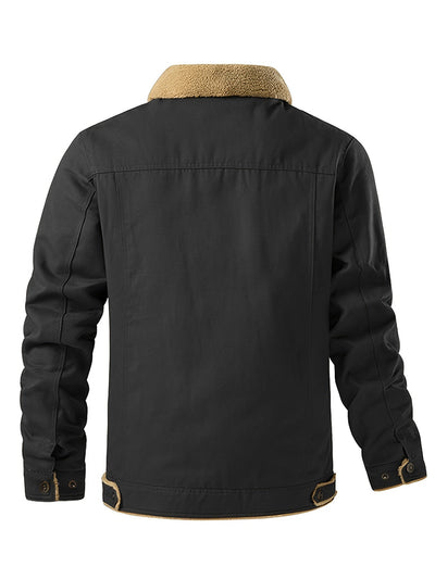 Casual Knopsluiting Met Zakken Winter Jacke Für Herren | Ideal für den Winter